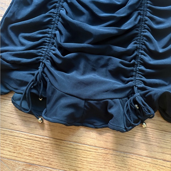 NWT Selfie Leslie La Quinta Lace-Up Bust Drawstring Detail Mini Dress - Picture 13 of 16